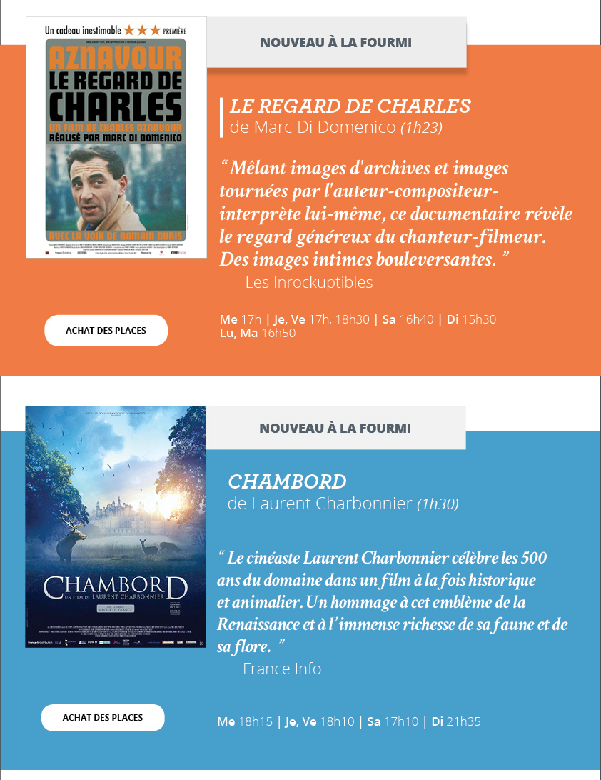 Programme du 9 au 15 octobre 2019