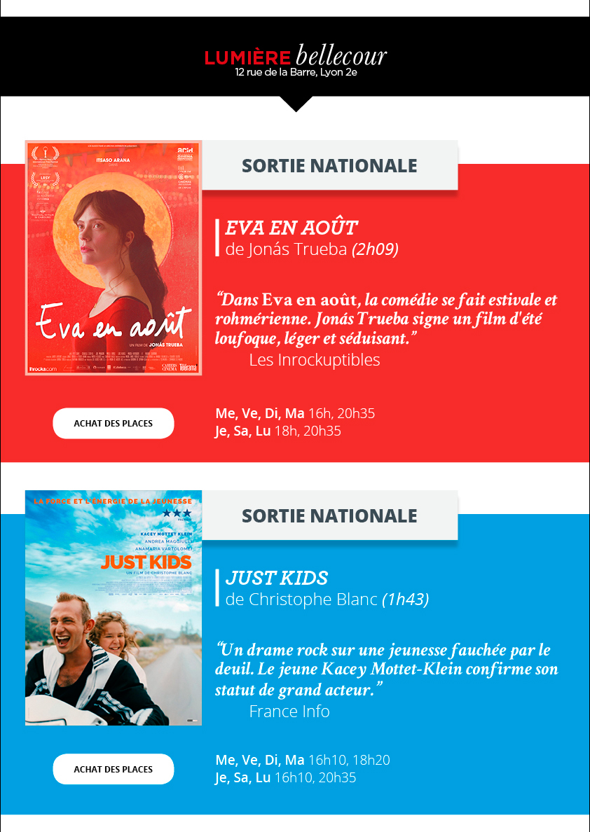 Programme du 5 au 11 aot 2020