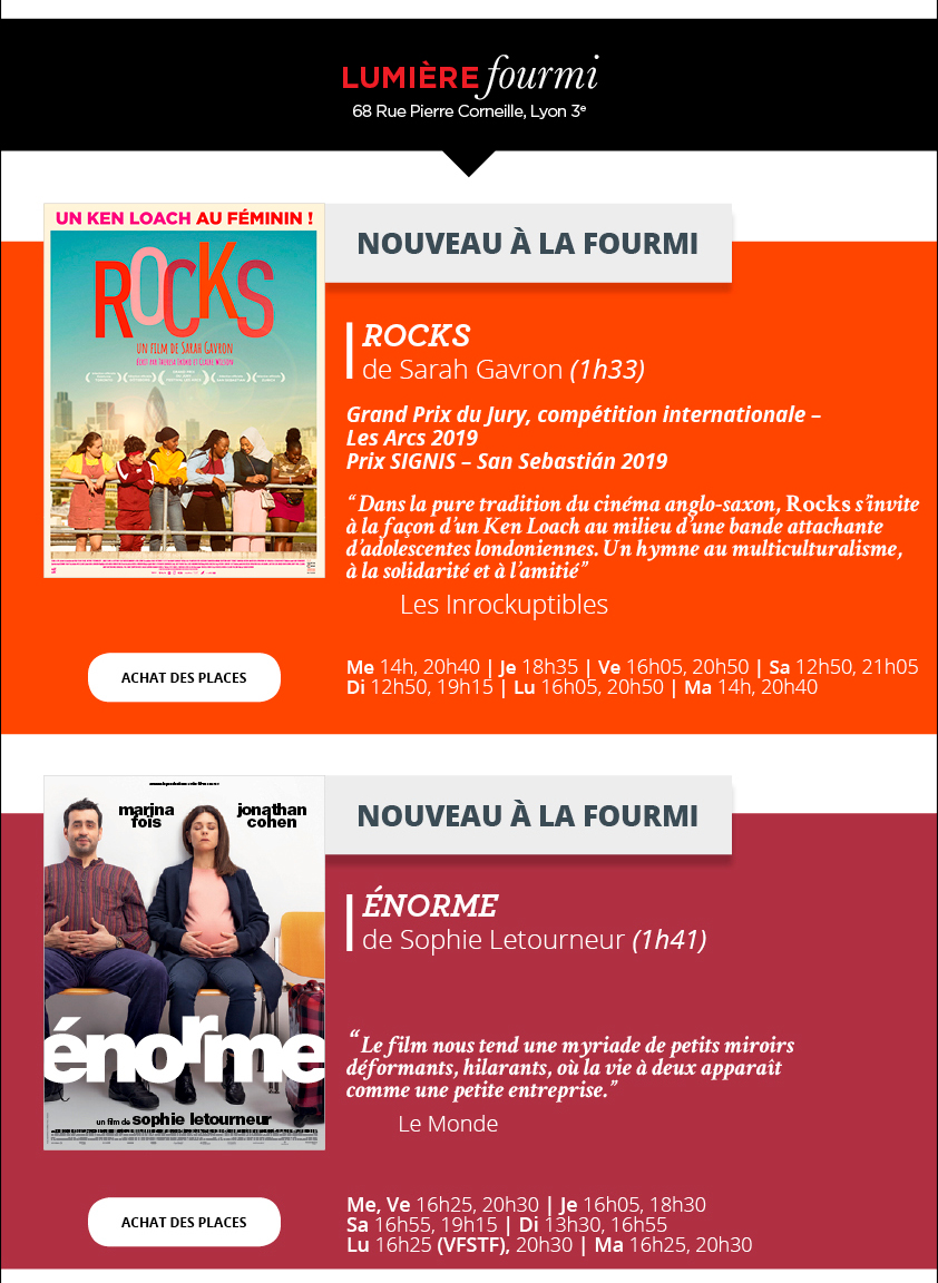 Programme du 23 au 29 septembre 2020