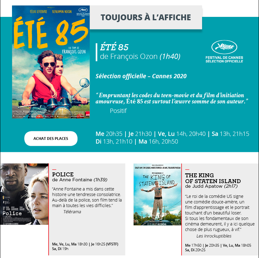 Programme du 23 au 29 septembre 2020