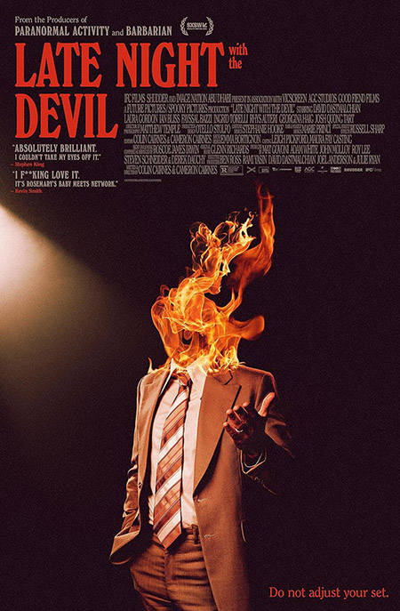 Late night with the devil-affiche